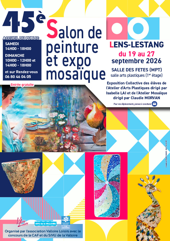 Valloire Loisirs : 45ème Salon de Peinture et de Mosaïque