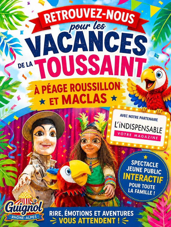 Guignol : en route pour les vacances avec Rio le perroquet