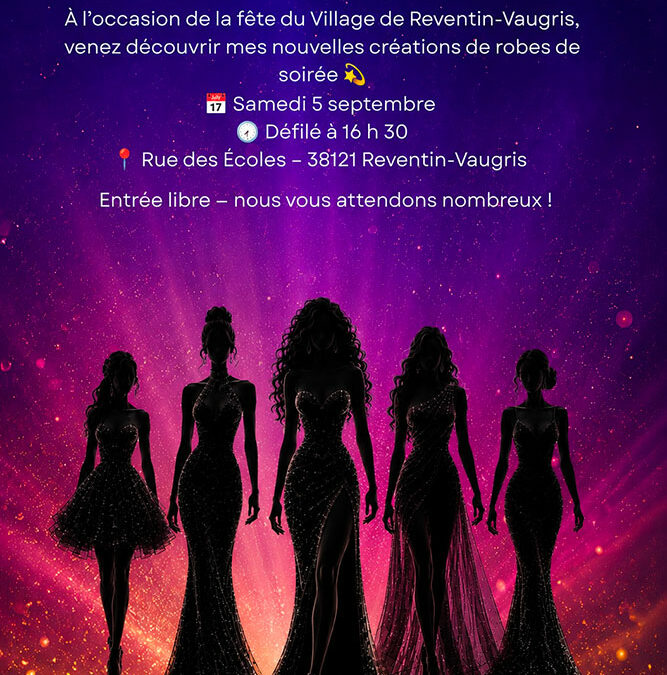 Défilé de robes de soirée