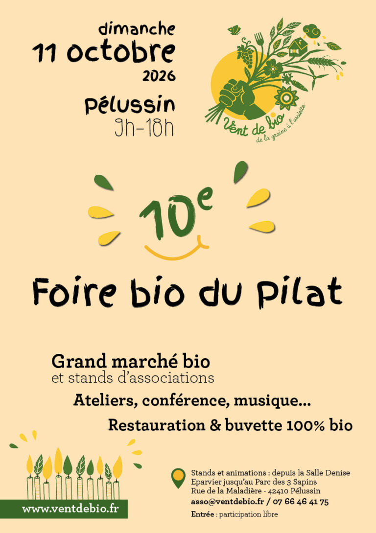 10ème Foire bio du Pilat