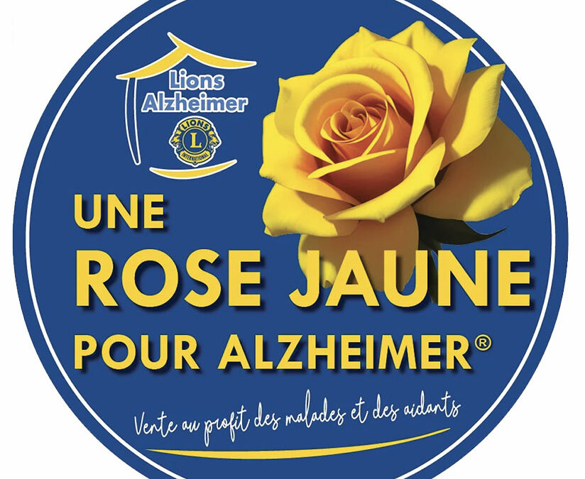 Une rose jaune pour Alzheimer – 7ème édition