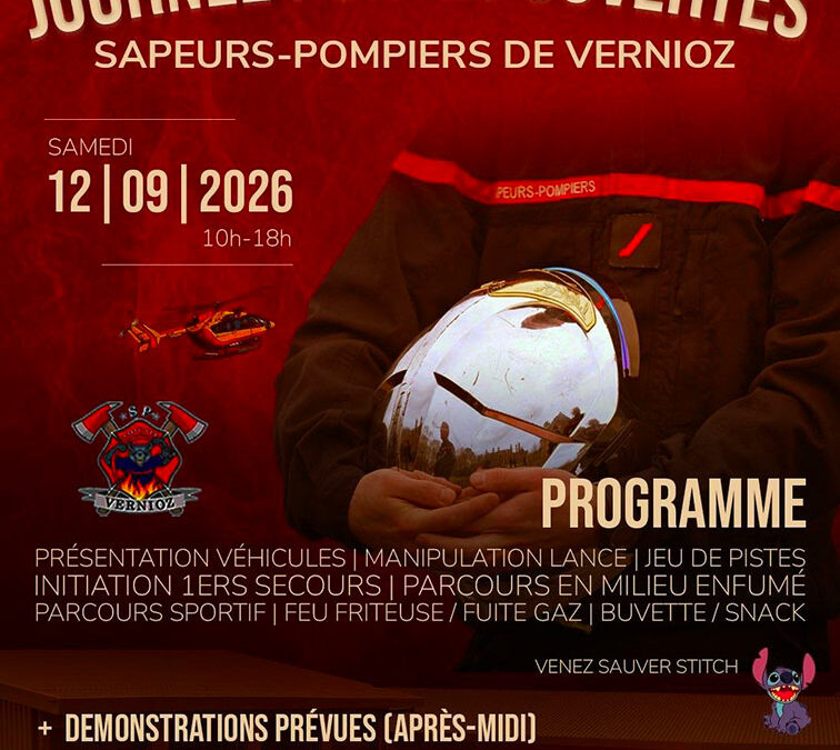 Les Sapeurs-Pompiers de Vernioz vous ouvrent leurs portes