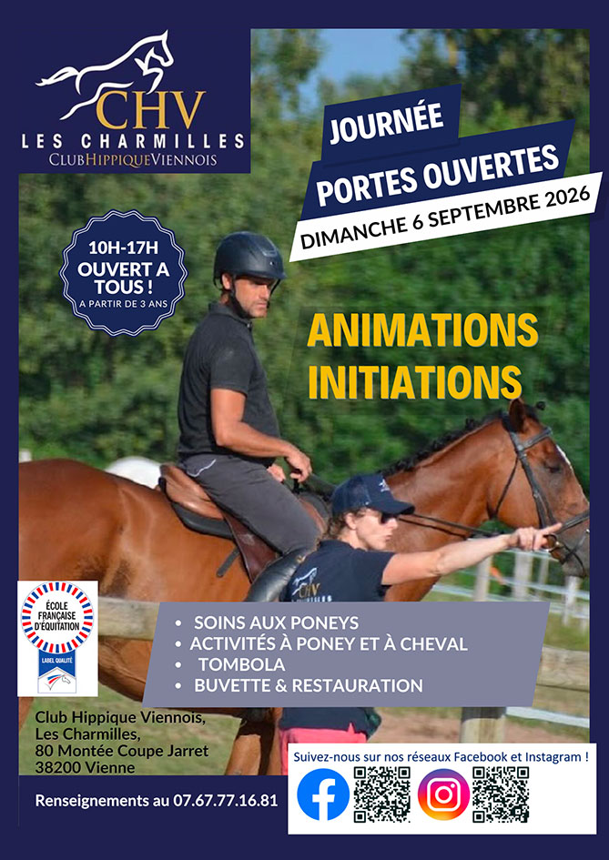 Club Hippique Viennois Les Charmilles : Portes Ouvertes
