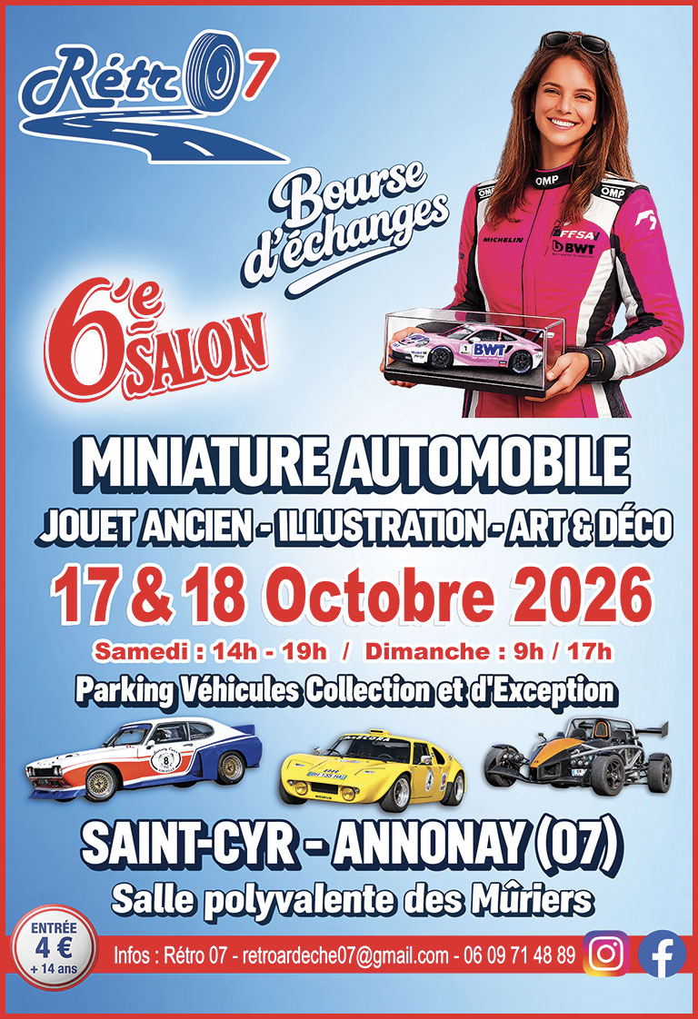 6e Salon – Bourse d’échange de la Miniature Automobile & du Jouet Ancien