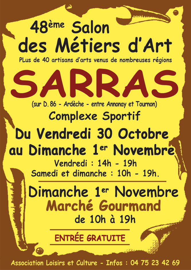 Marché aux Puces & 48ème Salon des Métiers d&rsquo;Art