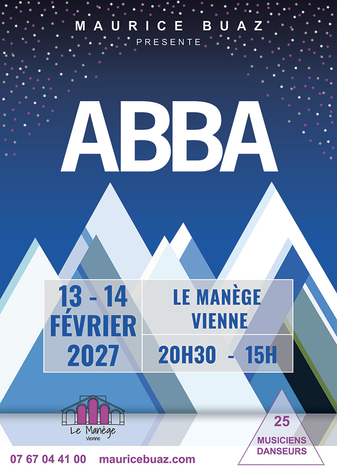 ABBA revient au Manège à Vienne pour la St Valentin !
